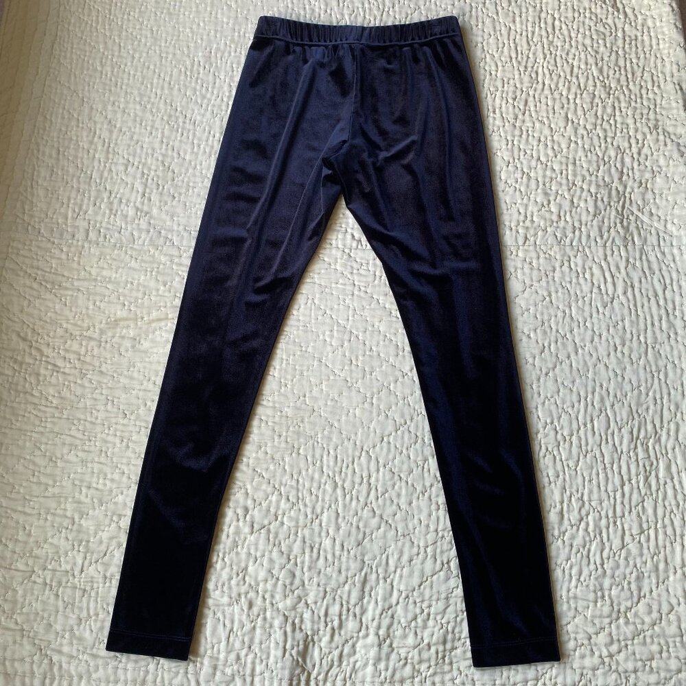 Black Velvet Leggings - EUC - Size Medium
